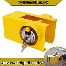 Image of Anti-Theft Security Tow Ball Universal Trailer Coupling Hitch Lock Security Lock