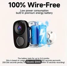 Image of Outdoor Security Camera — Battery, Spotlight, Color Night Vision , 3MP camera