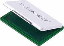 Image of Q Connect Stamp Pad 110mm x 70mm GREEN