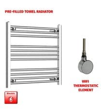 Image of Elegant Radiators 600x600mm Chrome Electric Towel Rail 610BTU Wall Mounted