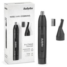 Image of BaByliss 3-in-1 Hair Trimmer for Men, Eyebrow, Ear & Nose Trimmer, Grooming...