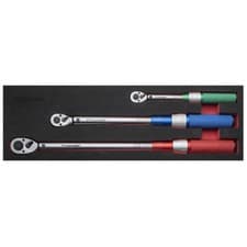 Image of Sealey Torque Wrench 3pc Set 1/4" 3/8" 1/2" Micrometer Style STW900SET