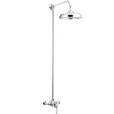 Image of Mira Realm ER Traditional Thermostatic Rainfall Head Exposed Mixer Shower