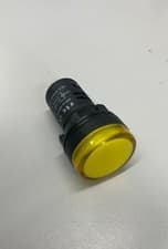 Image of LED Indicator Lamp Yellow 24v AC/DC 22mm DIA Mounting Hole [Pack of 10]