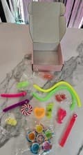 Image of (6S] Sensory & Fidget Box, Reduces Stress  & Anxiousness, ADHD, Autism, Sensory.