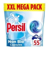 Image of Persil Non-Bio 55 Capsules Laundry Washing Capsules