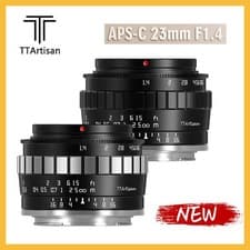 Image of TTArtisan 23mm F1.4 APS-C Manual Focus Lens for Sony Canon Nikon M43 Fuji Camera