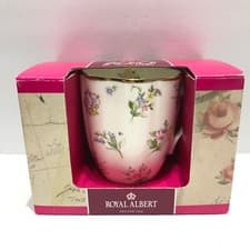 Image of Royal Albert Doulton MUG SPRING MEADOW 100 Years 1920 Flowers Cute Gift NIB
