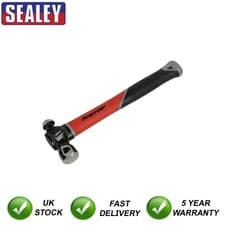 Image of Sealey Premier Ball Pein Hammer with Fibreglass Shaft 16oz BPHG16