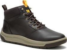 Image of Caterpillar Apa Cush Mens Brown Lace Up Casual Leather Boots