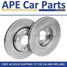 Image of 2x Brake Discs 280mm Front Pair for Renault Captur II Megane III IV 402060010R