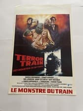 Image of TERROR TRAIN ORIGINAL 1980 CINEMA Belgian POSTER Jamie Lee Curtis HORROR RARE