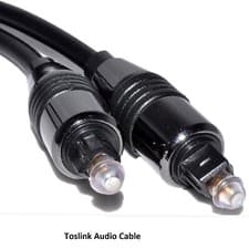 Image of TOSLINK Optical Digital Cable 0.5m-20m Audio Lead SPDIF Surround Sound Black HQ