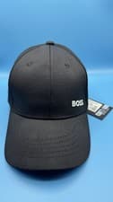 Image of New Hugo Boss Black Baseball Cap Hat One Size Adjustable