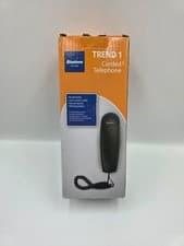 Image of Binatone TREND 1 Corded Gondola Wall Phone - Black