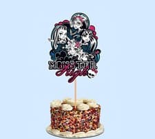 Image of Monster high Cake Topper /Cake Decoration Party Non- edible