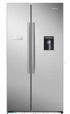 Image of Hisense American Style Fridge Freezer 50/50 Total No Frost - Inox - RS741N4WCE