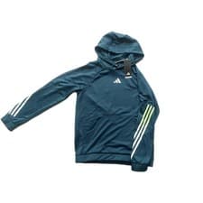 Image of Adidas Boy Green Sports hoodie sweater jumper Size Large 13 14 years NWT gift