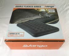 Image of Vango Double Flocked Inflatable Airbed - Nocturne Grey NEW