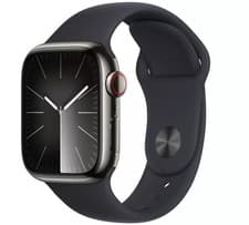 Image of Apple Watch Series 9 A2982 41mm Smartwatch GPS + Cellular Black Aluminium