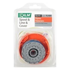 Image of ALM FL489 Spool & Line with Cover - Orange Flymo Trimmers