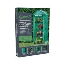 Image of Grow It Premium 4 Tier Compact Growhouse with Reinforced Cover