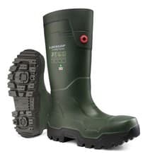 Image of Dunlop Purofort Fieldpro Thermo+ Full Safety Wellington Boots Steel Toe
