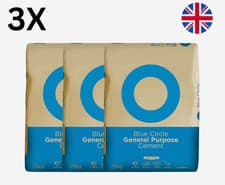 Image of 3 x Blue Circle General Purpose Cement Ready to Mix 25kg (75KG) - Bulk Discount