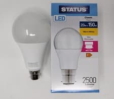 Image of 20w=150w LED GLS Light Bulb BC Bayonet Cap B22Warm White Daylight 2 4 10 Bulbs