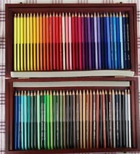 Image of Rexel Derwent Artists Watercolour Soft Pastel Pencils Boxed Set of 72.