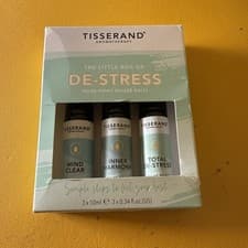 Image of Tisserand The Little Box of De-Stress contains 3 pulse point roller balls 3x10ml