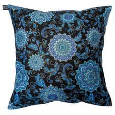 Image of Paisley Cushion Cover Mandala Floral Case fits 18"x18" 100% Cotton Fabric.