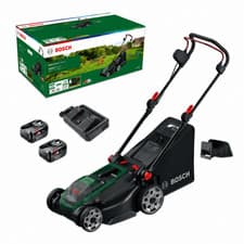 Image of Bosch ROTAK 18V2-43 18v Cordless 43cm Lawnmower 2 x 4.0ah Batteries & Charger