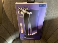 Image of Venom Colour Change LED Stand for PS5 SLIM console, Black, Brand New In Box.