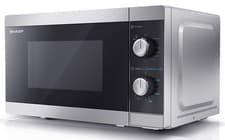 Image of Sharp YC-MG01U-S Silver 20L 800W Microwave with 1000W Grill
