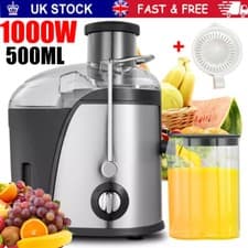 Image of 1000W Juicer Machine Whole Fruit Vegetable Large Juice Extractor Stainless Steel