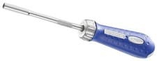 Image of Expert By Facom Ratcheting Screwdriver With 6 Piece Bit Set In Handle E160801