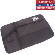 Image of 9 POCKET DRILL BIT & SMALL TOOL STORAGE TIE ROLL 270mm x 420mm, FAITHFULL FAIBR9