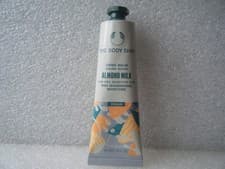 Image of THE BODY SHOP " ALMOND MILK "  HAND BALM - FOR DRY SENSITIVE SKIN - 30ml - NEW