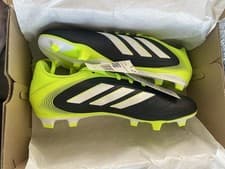 Image of adidas Copa Pure 3 Club Mens Football Boots Black / Green Size UK 10 New