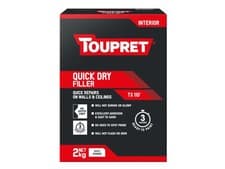 Image of Toupret Quick Dry Filler Interior Surfaces Filled to any Depth 2kg, 5kg