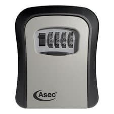 Image of AS12169 - ASEC 4 Wheel Combination Key Safe - Boxed