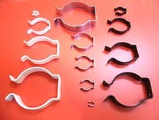 Image of Pipe Clip OPEN Super Type Terry UK MADE To Grip Sizes 5 MM To 125 MM BUY 2 To 25