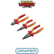 Image of Draper 99070 XP1000 VDE Pliers Set Tethered (3 Piece)