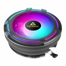 Image of ANTEC T120 CPU Cooler - Low Profide Black 120mm RGB Fan Processor Cooler