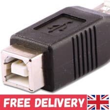Image of USB Adapter, USB A Female To B Female