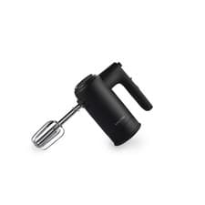 Image of Salter Hand Mixer Kuro Electric Whisk With Attachments 5 Speed Compact Base 300W