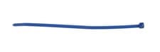 Image of CONNECT 30296 Hellermann Blue Cable Tie 200mm x 4.6mm 100 Pcs Nylon Fastener