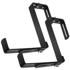 Image of 2 Pcs Iron Flower Pot Bracket Wall Planter Hook Holder for Outdoor Patio++