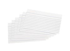 Image of 5 Star Record Cards Ruled Both Sides 5x3in 127x76mm White